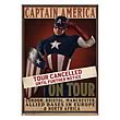 Captain America First Avenger Tour Cancelled Replica Poster